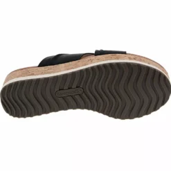 BareTraps Shoes BareTraps Holly Platform Wedge Womens Sandals -Float Feet Sales Store BT HOLLY BLK4