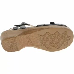 Dansko Shoes Dansko Season Sandals - Womens -Float Feet Sales Store DO 9849 BLK4