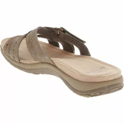 Earth Origins Savoy Shantel Womens Slide Sandals -Float Feet Sales Store EO 207025W BRN3