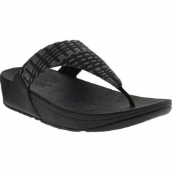 FitFlop Shoes FitFlop Lulu Art Denim Flip Flops - Womens -Float Feet Sales Store FF FB2 090 XXX1