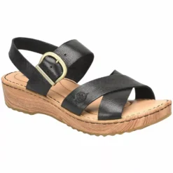 Born Shoes Born Aida Sandals - Womens -Float Feet Sales Store HH 36903 BLK1