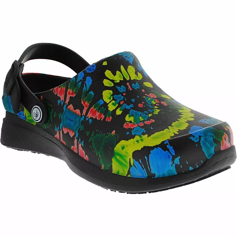Joybees Work Clog Graphics Mens Slip Resistant Clog Sandals 2 Joybees Work Clog Graphics Mens Slip Resistant Clog Sandals - Image 2