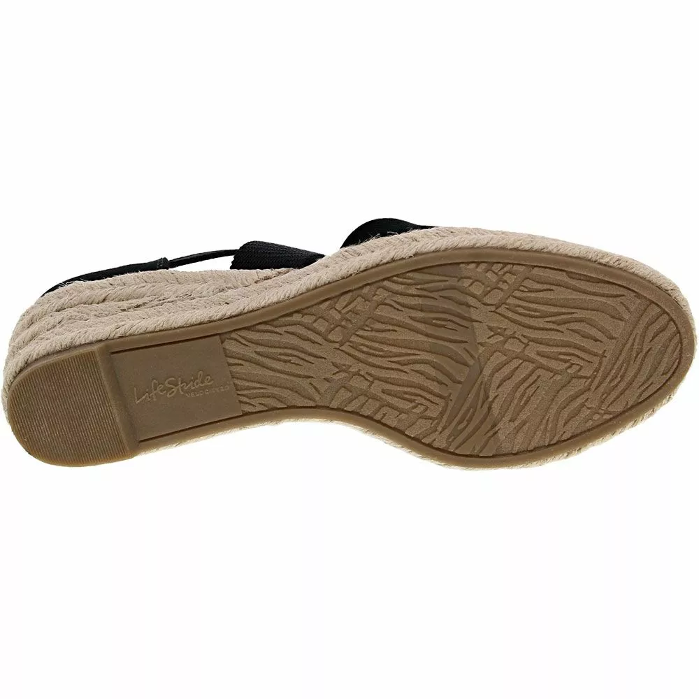 Life Stride Shoes Life Stride Keaton Espadrille Wedge Womens Sandals 4 Life Stride Shoes Life Stride Keaton Espadrille Wedge Womens Sandals - Image 4