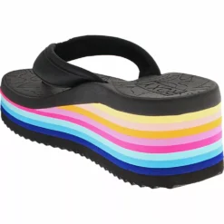Roxy Shoes Roxy Kallie Platform Womens Sandals -Float Feet Sales Store RX KALLIE MLT3