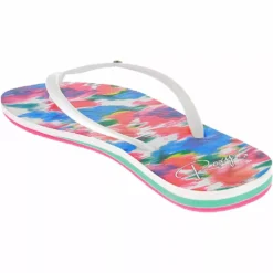 Roxy Shoes Roxy Portofino 3 Flip Flops - Womens -Float Feet Sales Store RX PORTOFI3 MLT3