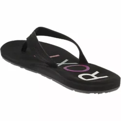 Roxy Shoes Roxy Vista 3 Flip Flops - Womens 6 Roxy Shoes Roxy Vista 3 Flip Flops - Womens -Float Feet Sales Store RX VISTA3 BLK3