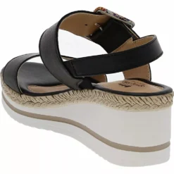 Spring Step Shoes Spring Step Kaela Sandals - Womens -Float Feet Sales Store SG KAELA BLK3