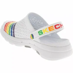 Skechers Shoes Skechers Go Walk 5 Pride Clogs - Womens -Float Feet Sales Store SK 111141 WHT3