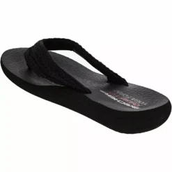 Skechers Shoes Skechers Asana Sandals - Womens -Float Feet Sales Store SK 119107 BLK3