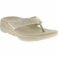 Skechers Shoes Skechers Go Walk Arch Fit Dazzle Womens Sandals 5 Skechers Shoes Skechers Go Walk Arch Fit Dazzle Womens Sandals -Float Feet Sales Store SK 140228 NAT1