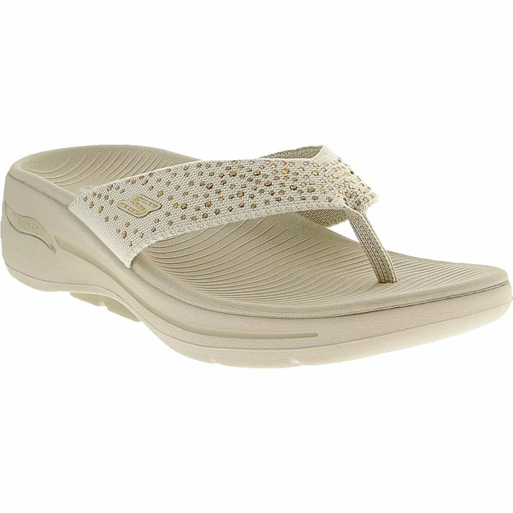 Skechers Shoes Skechers Go Walk Arch Fit Dazzle Womens Sandals 2 Skechers Shoes Skechers Go Walk Arch Fit Dazzle Womens Sandals - Image 2