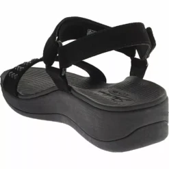 Skechers Shoes Skechers Arch Fit Sunshine Going Steady Sandals - Womens -Float Feet Sales Store SK 163311 BLK3