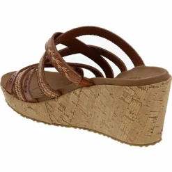Skechers Shoes Skechers Beverlee Sandals - Womens -Float Feet Sales Store SK 31714 BRN3