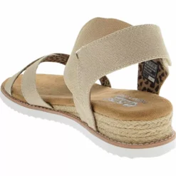 Skechers Shoes Skechers Desert Kiss Secret Picnic Sandals - Womens -Float Feet Sales Store SK 33386 NAT3