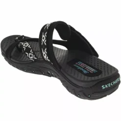 Skechers Shoes Skechers Trailway Reggae Flip Flops - Womens -Float Feet Sales Store SK 40798 BLK3