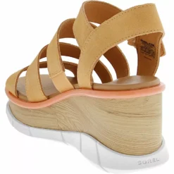 Sorel Boots Sorel Joanie III Ankle Strap Wedge Sandals - Womens -Float Feet Sales Store SL 1999401 TAN3