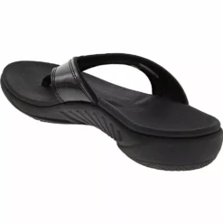 Spenco Insoles Spenco Yumi Thong Flip Flops - Womens -Float Feet Sales Store SN 39920 BLK3
