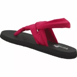 Sanuk Shoes Sanuk Yoga Mat Strap Flip Flops - Womens -Float Feet Sales Store SU 1096329 PNK3
