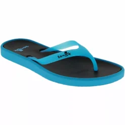 Sanuk Shoes Sanuk Sidewalker Neon Flip Flops - Womens -Float Feet Sales Store SU 1100632 BLU1