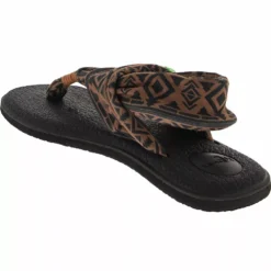 Sanuk Shoes Sanuk Yoga Sling 2prints Flip Flops - Womens -Float Feet Sales Store SU 1100698 BRN3