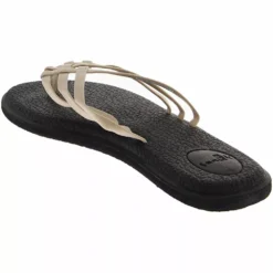 Sanuk Shoes Sanuk Yoga Salty Flip Flops - Womens -Float Feet Sales Store SU 1103940 NAT3