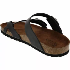 White Mountain Gracie Sandals - Womens -Float Feet Sales Store WM W26765 BLK3